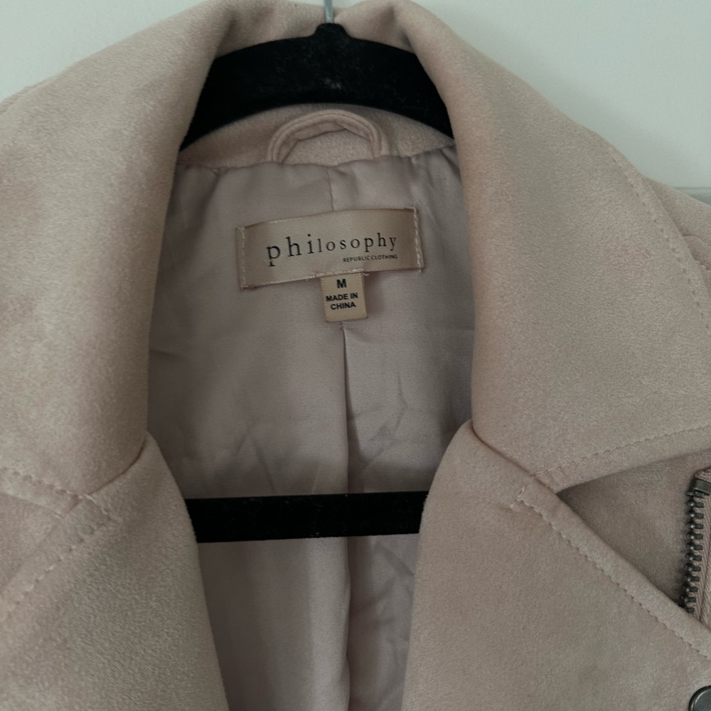 Suede pink jacket - Picture 2 of 5